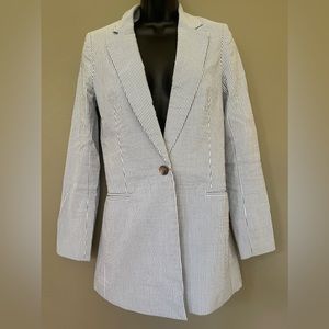Joie Seersucker Blazer